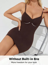Women's Shape-Enhancing Waist Slimming Bodycon Slip Dress, Suitable For Daily Wear